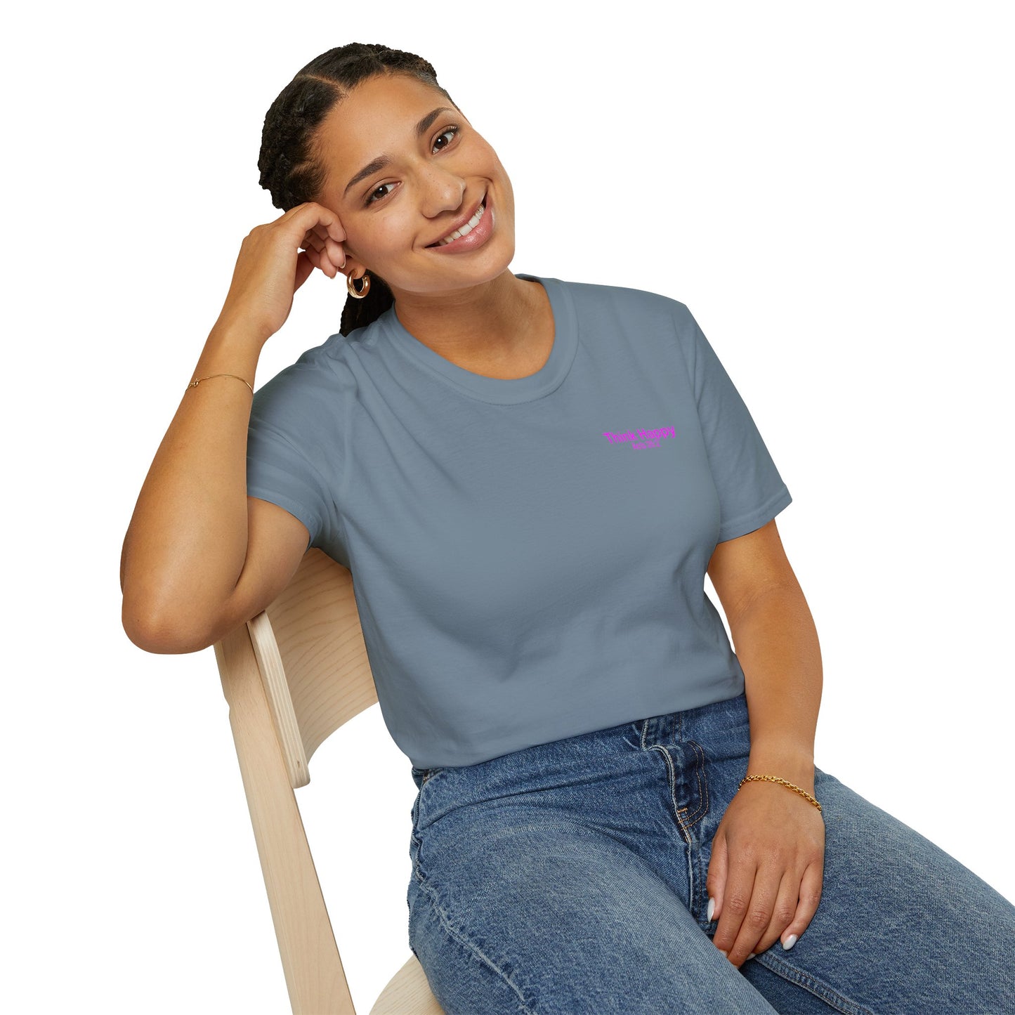 Think Happy Delaware My Town T-Shirt