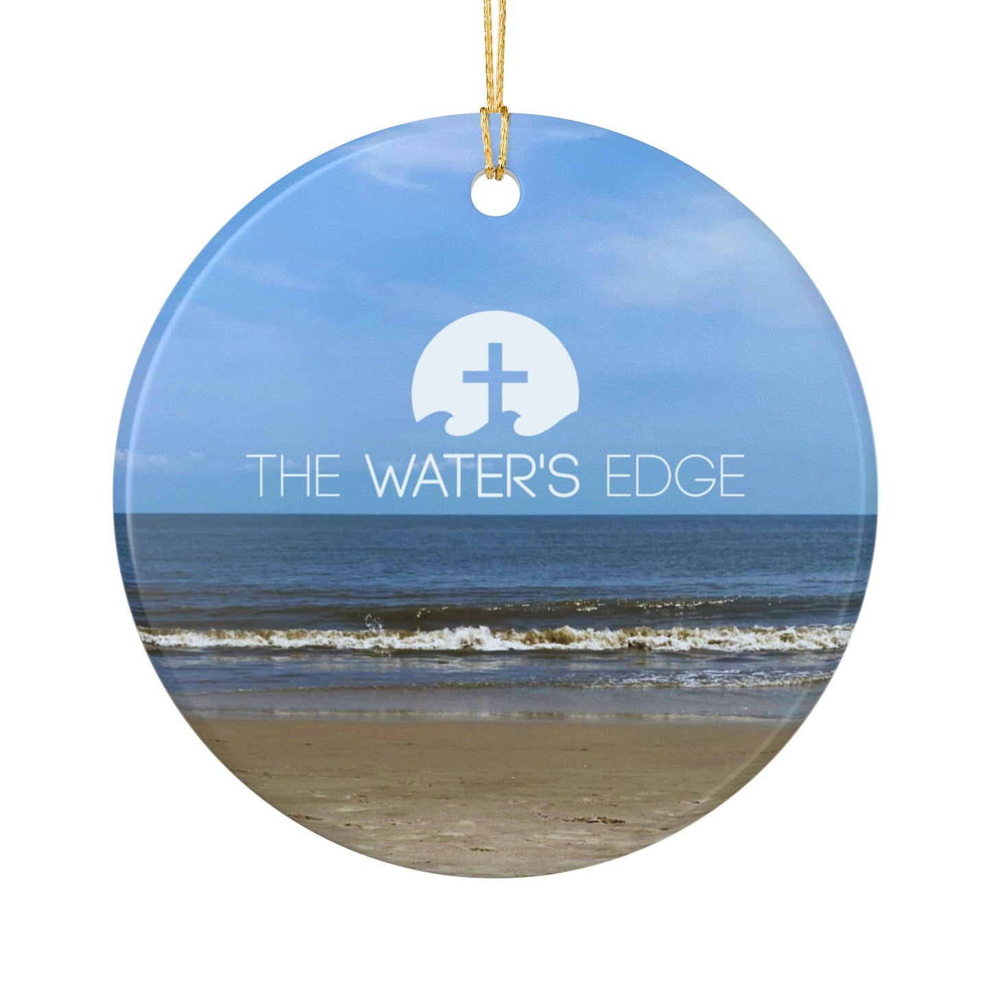 The Water's Edge Beach Scene Holiday Decoration
