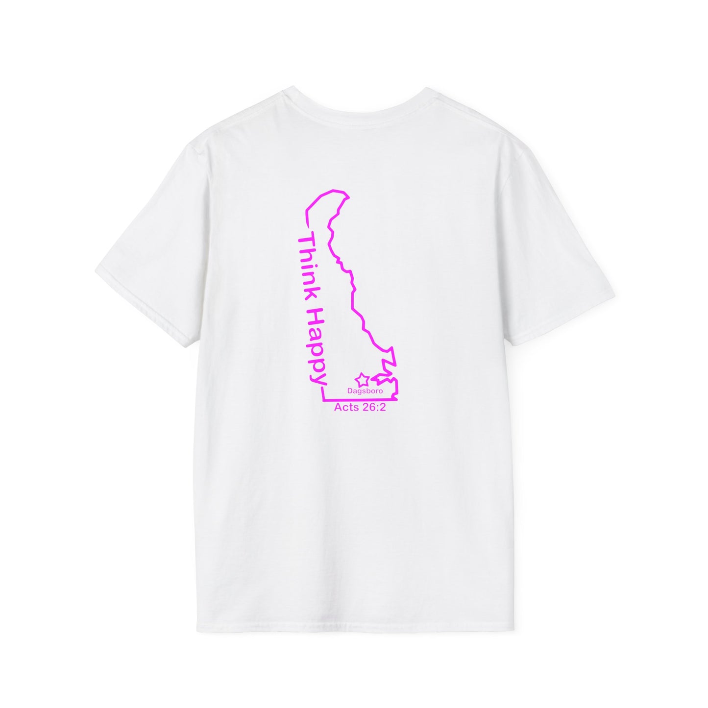 Think Happy Delaware My Town T-Shirt