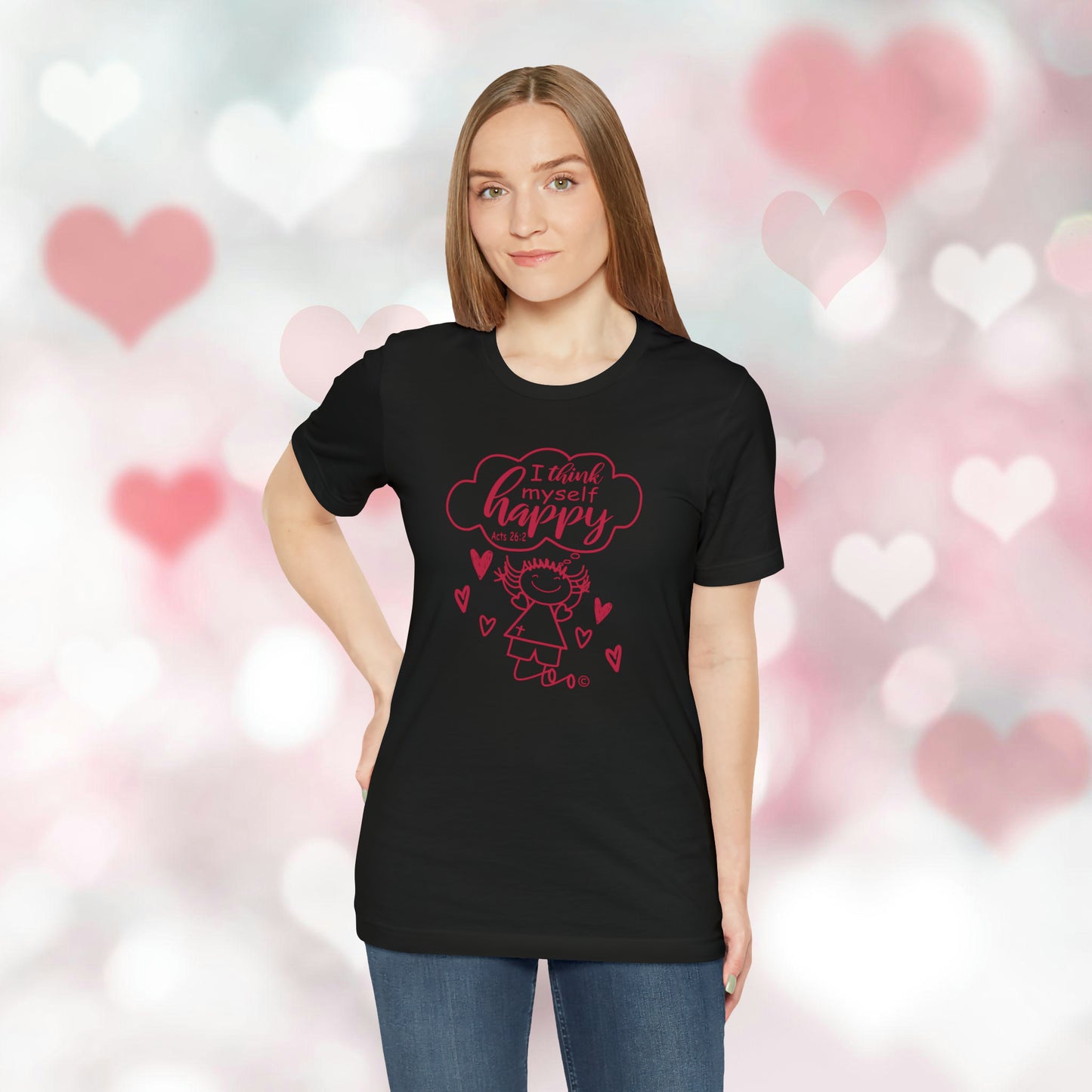 Pink Hearts T-Shirt