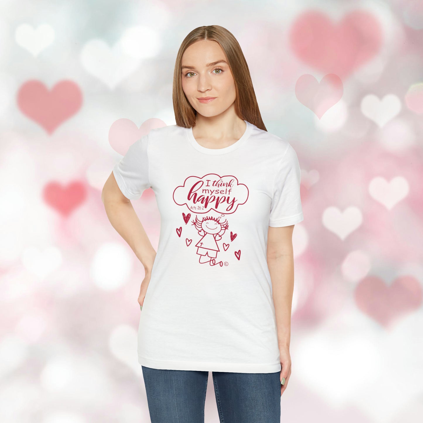Pink Hearts T-Shirt