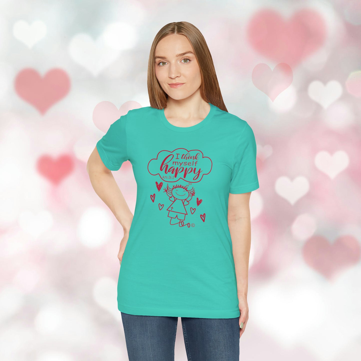 Pink Hearts T-Shirt