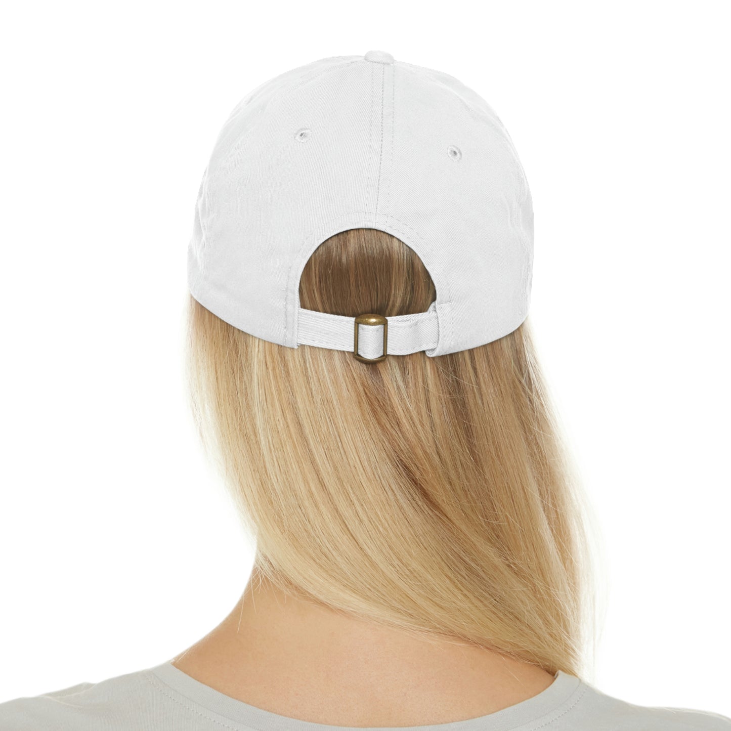 Unstructured Hat with Leather Patch